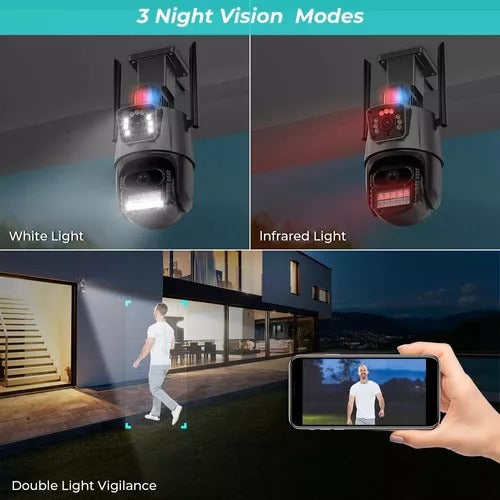 Camara Seguridad Alarma Doble Sensor
